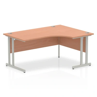 Image of Impulse Cantilever 1600 Right Hand Crescent Desk Beech I
