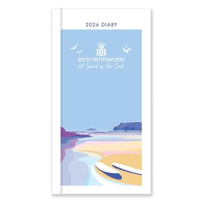 Image of Becky Bettesworth, British Coastlines Deluxe Slim Diary 2026