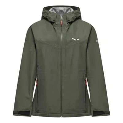 Image of Salewa PUEZ Jacket Hardshell jacket, Women&#039;s, Size: 6, Faded green