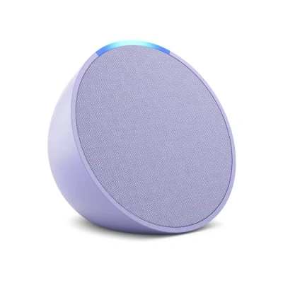 Image of Echo Pop Full sound compact Wi Fi and Bluetooth smart speaker with Alexa Lavender Bloom