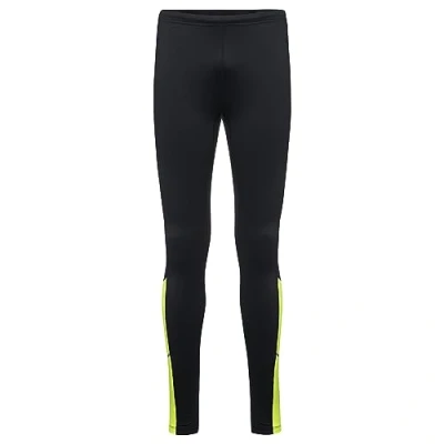 Image of GORE WEAR Men&#039;s Thermo Trousers, R3, Black/Neon Yellow, S