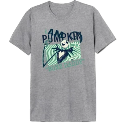 Image of Disney Men&#039;s Mejackdts016 T Shirt, Melange Grey, L