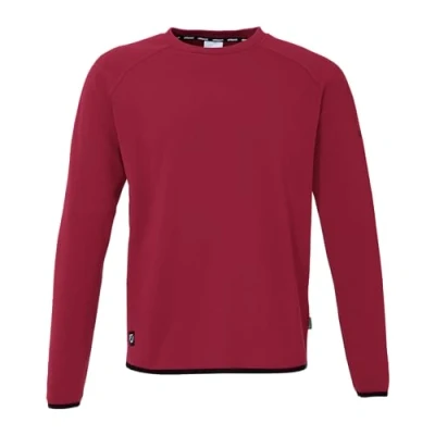 Image of uhlsport ID Sweatshirt without Hood for Children and Adults Football Sweatshirt, bordeaux, L