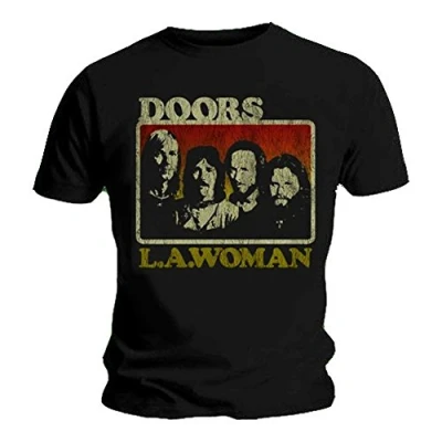 Image of Official T Shirt THE DOORS Jim Morrison LA Woman Band Vintage XL