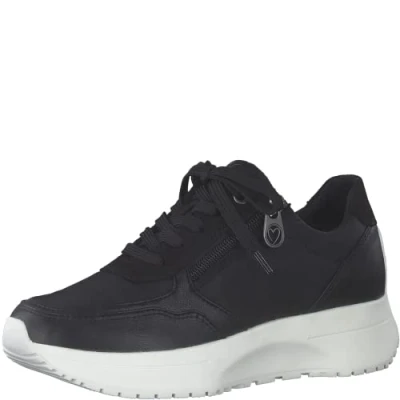 Image of MARCO TOZZI Women&#039; 2 23747 20 Sneaker, Black (Black Comb), 6 UK