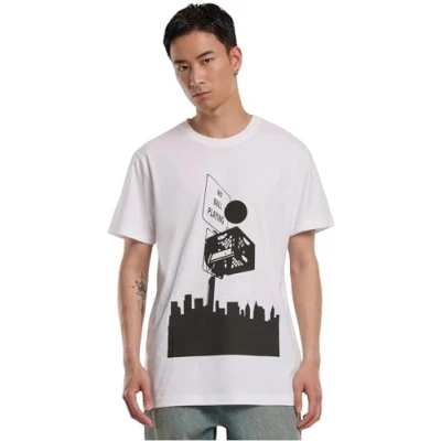 Image of Mister Tee Men&#039;s No Ball T Shirt, White, L