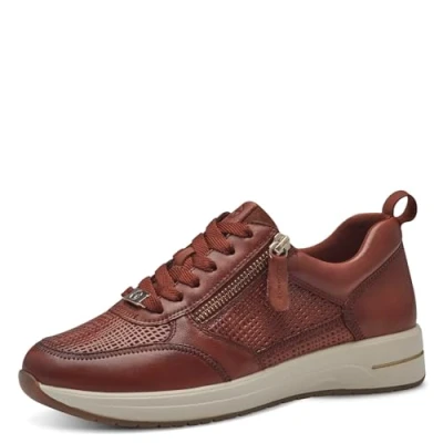 Image of TAMARIS Women&#039;s 8 83701 42 Sneaker, Cognac, 3.5 UK