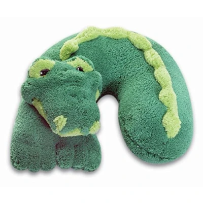 Image of Childs Travel Support Neck Rest Pillow Alligator