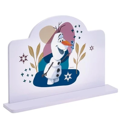Image of Disney Frozen Small Wall Shelf, Mounted Kids&#039; Bookshelf and Storage Shelf Wooden Floating Shelves For Bedroom &amp; Playroom