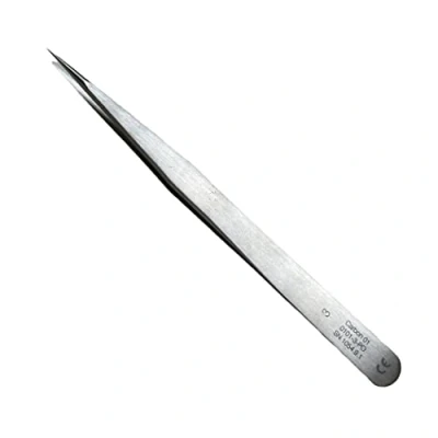Image of BUZZUFY Dumont #3 Carbon Steel Watchmaker Tweezers 120 mm 4.7 inches 0% antimagnetic Tool