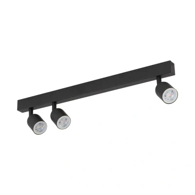 Image of Top Type II Ceiling Spotlight Bar Black 3xGU10