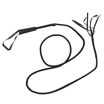 Image of Bristol Novelty BA030 Bull Whip Black Bristol, unisex adult, One Size
