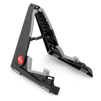 Image of Tiger UAC21 BK Ukulele Stand Portable, Foldable A Frame for Ukes, Mandolins, Violins and Banjos