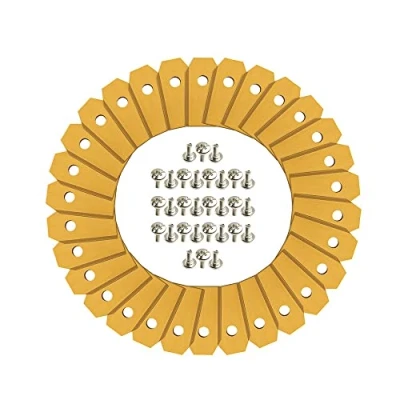 Image of 60x Titanium Blade Replacement for Robotic Lawnmower Mower Robot Parts Accessories Lawn Blades