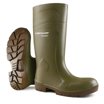Image of Dunlop FoodPro MultiGrip Safety Wellington Boots, Blue, UK 8