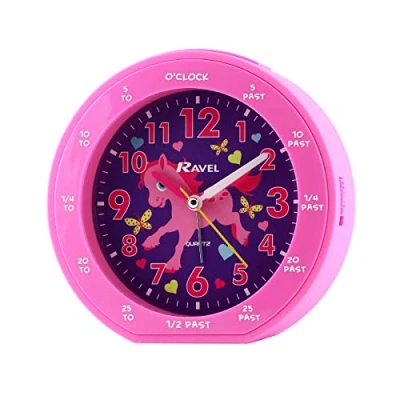 Image of Ravel Pony Time Teacher Childrens Quartz Alarm Clock