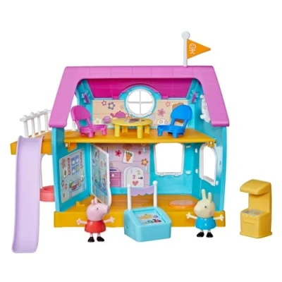 Image of Peppa Pig Le Club des Amis de Peppa, Preschool Toy, Sounds, 2 Figurines, 7 Accessories, from 3 Years, F35565F0, Multi Coloured