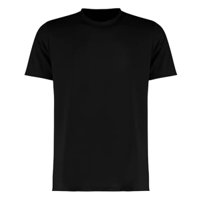 Image of Kustom Kit Mens Short Sleeve T Shirt, Black, Medium. KK555