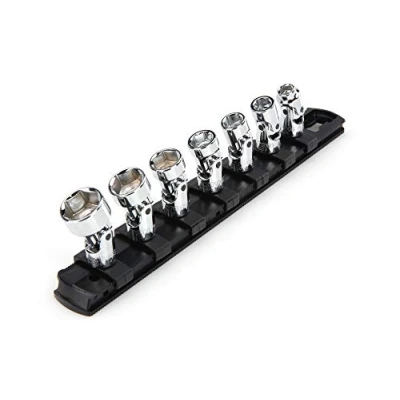 Image of TEKTON 1/4 Inch Drive Universal Joint Socket Set, 7 Piece (1/4 9/16 in.) SHD90109