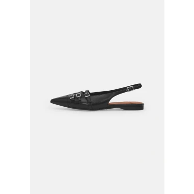Image of Vagabond Hermine Slingback ballet pumps, Women&#039;s, Size: 3, Black Leather