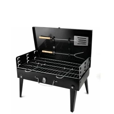 Image of Portable Folding Charcoal BBQ Barbecue Camping Grill Travel Picnic Outdoor