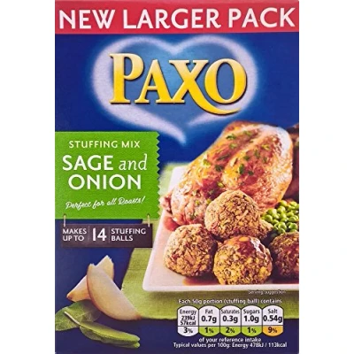 Image of Paxo Sage &amp; Onion Stuffing Mix 3 x 190g