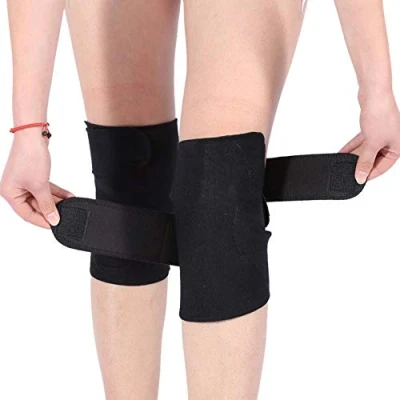 Image of Self Heating Kneepad, 1 Pair Tourmaline Magnetic Therapy Brace Support Belts to Warm Joint Stiff, Muscles, Strains, Fits Knee Calf Leg Arm for Men and Women