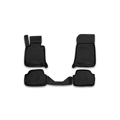 Image of Element EXP.NLC.05.03.210k Premium Anti Slip Rubber Floor Mats BMW 1 3D Year: 04 11, Black, Fit