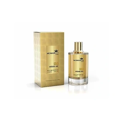 Image of MILESTONE Perfumes Gold Intense Oud Unisex Long Lasting Fragrance Eau de Parfum 100ML