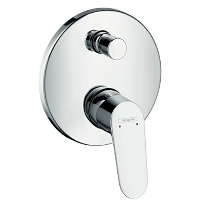 Image of Hansgrohe 31946000 Focus Bath Mixer, Chrome, Silver