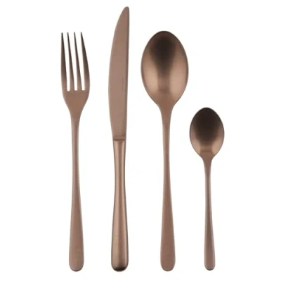 Image of Sambonet Cutlery Set Taste Vintage Copper 24 Piece