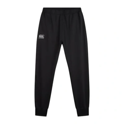 Image of Canterbury Junior Unisex Lightweight Fleece Joggers, Black/Gunmetal Grey, 10