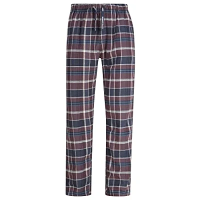 Image of Tokyo Laundry Men&#039;s Leslie Checked Brushed Flannel Cotton Lounge Pants