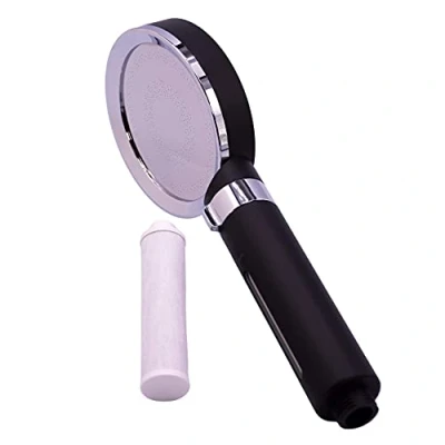 Image of Doulton Water Filter for Shower Head High Pressure with Dual Filtration System Reduces Chlorine and Sediment Matte Black