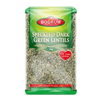 Image of Bodrum Speckled Dark Green Lentils 1kg x 5 Pack