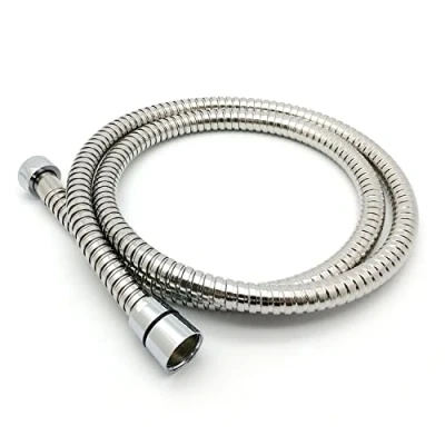 Image of Xcel Home™ 1.2m Shower Hose Replacement Leakproof Flexible Stainless Steel Anti Kink with Solid Connector