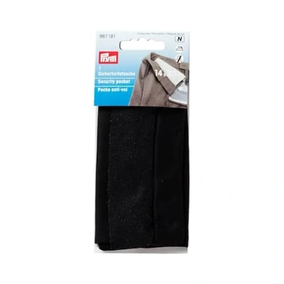 Image of Prym Security Pocket 20 x 14 cm Black + Zip