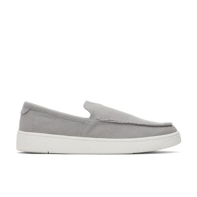 Image of TOMS Men&#039;s TRVL LITE Loafer, Ultimate Grey Recycled Cotton Slubby Woven, 11 UK