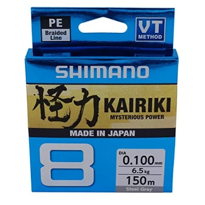 Image of SHIMANO Fishing Braid Kairiki 150M Gris 0.16mm 10.3Kg 59Wpla58R13 Sh64Ws15016