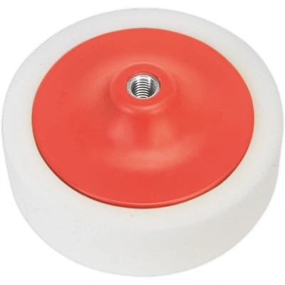Image of Buffing &amp; Polishing Foam Head �150 x 50mm M14 2mm White/Dense PTC/CH/M14 W Sealey