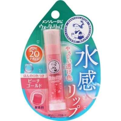 Image of Rohto Mentholatum Water Lip Peach Gold 4.5g