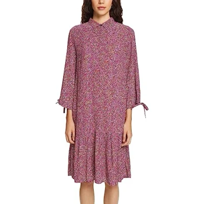 Image of ESPRIT Women&#039;s 082EE1E305 Dress, 403/NAVY 4, 40