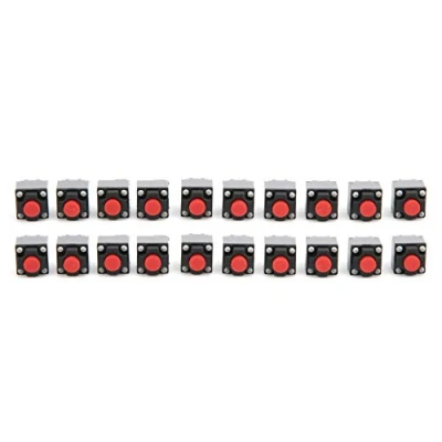 Image of 20Pcs 6x6x7.3mm Tactile Push Button Micro Switch Waterproof Momentary Tact for Home Appliance, Security Equipment, Toy, Electronic Products