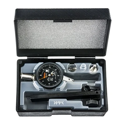Image of Mitutoyo 513 443 16T DIAL TI, FULL, TILT 0.016&quot;, 0.00004&quot; Accuracy, 0.0001&quot;, Black (Pack of 9)
