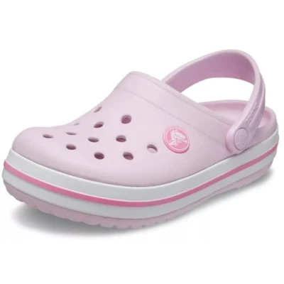 Image of Crocs Unisex Kids Crocband T Clogs, Ballerina Pink, 7 UK Child