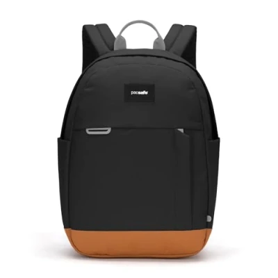 Image of Pacsafe Unisex&#039;s Go 15l Anti Theft Backpack, Jet Black, 15 Litre