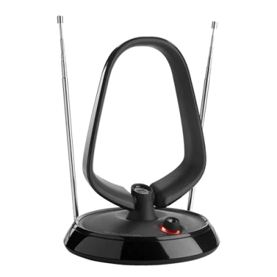 Image of One For All SV9143 5G 3G/4G/5G Blockfilter DVB T2 Indoor Antenna Digital TV in HD 0 to 15 km Range Black