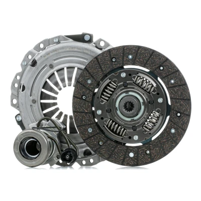 Image of 24422061, 24422061S3, 71747899, 71747899S3 Clutch BLUE PRINT ADW193063 three piece with central slave cylinder, synthetic grease 206mm