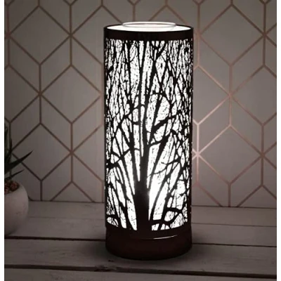 Image of lesser and pavey LP46142 Cylindrical Desire LED Aroma Lamp Black Tree design 1 Pc