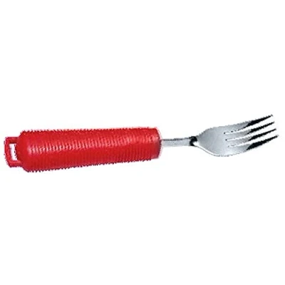 Image of Red Handled Cutlery Fork